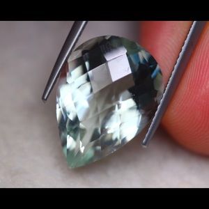 11.04ct Natural Green Prasiolite Oval Cut